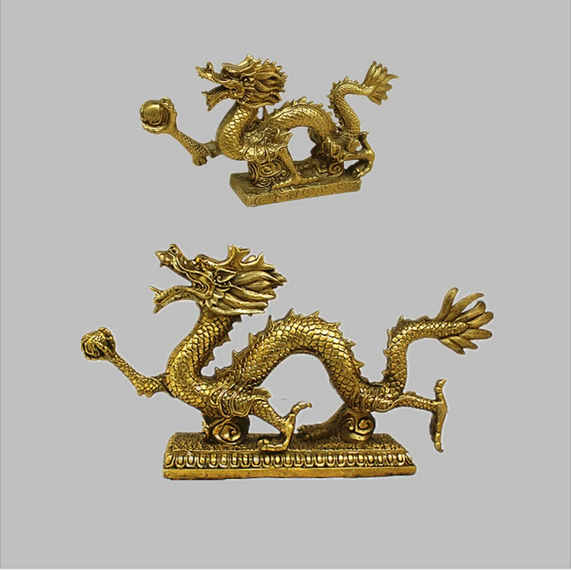 SUIRONG---2017 531+++A copper dragon Feng Shui Zodiac Hanlong base Zhaocai urge official | Дом и сад