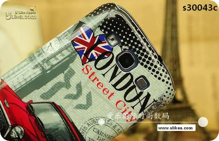 London Street City Hard Back Case For Samsung galaxy s3 i9300 Ultra Light Chromatic Freeshipping |