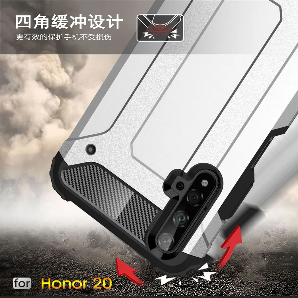 Shockproof Armor Coque Cover 6.26For Huawei Honor 20 Case For Honor20 Phone Back |