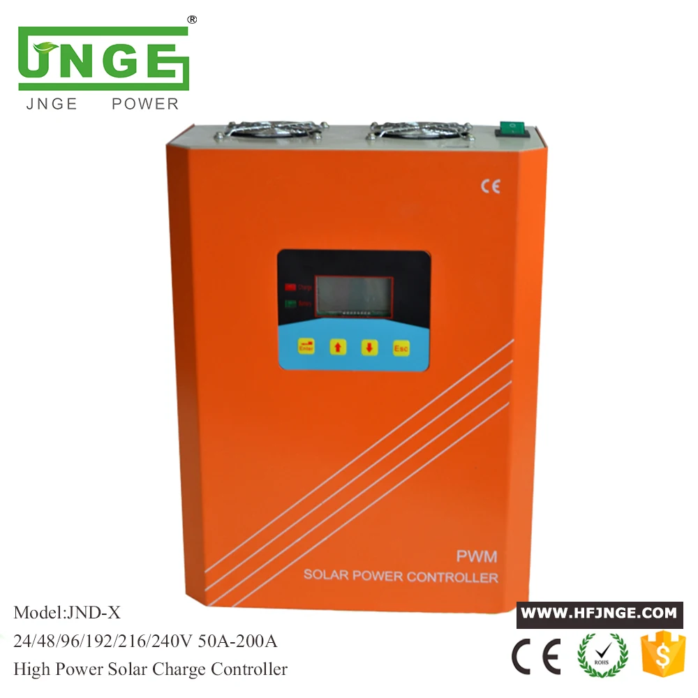 Контроллер заряда солнечной батареи JNGE Power 150A для системы энергии с ЖК-дисплеем |