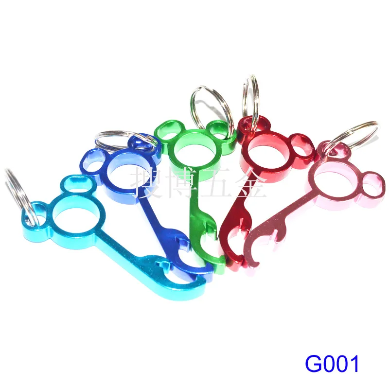 50 шт. прекрасный металлический Микки в форме вина открывалка для пива кольцо