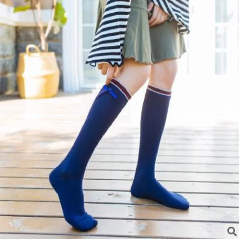 Гольфы с бантом в японском стиле новинка весны 2018|knee socks|bow knee sockscollege socks |