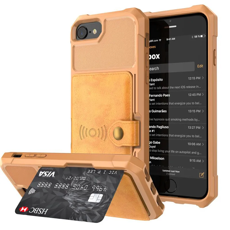 T5 Роскошный кошелек PU автомобильный Магнитный чехол для iPhone X XS XR XS Max 6 6 S 7 8 плюс держатель для карт кошелек кожаный флип-чехол Пряжка Fundas - Цвет: T5