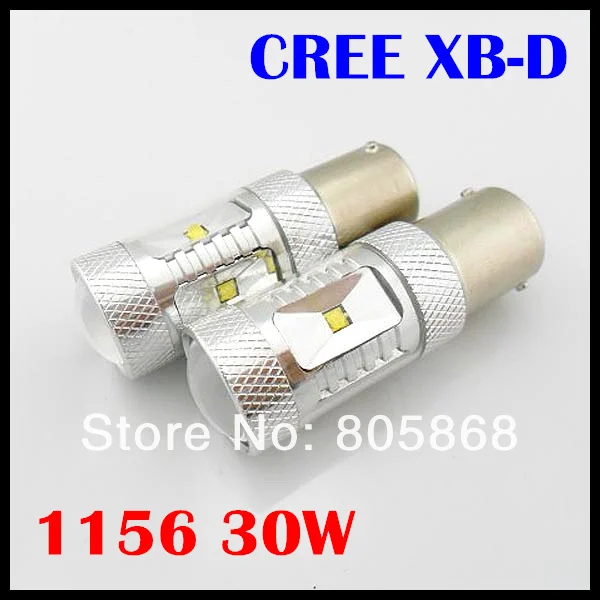 10 шт. яркие светодиодные кристаллы CREE 600 люмен 1156 30 Вт 1156/Ba15s/P21W | Автомобили и