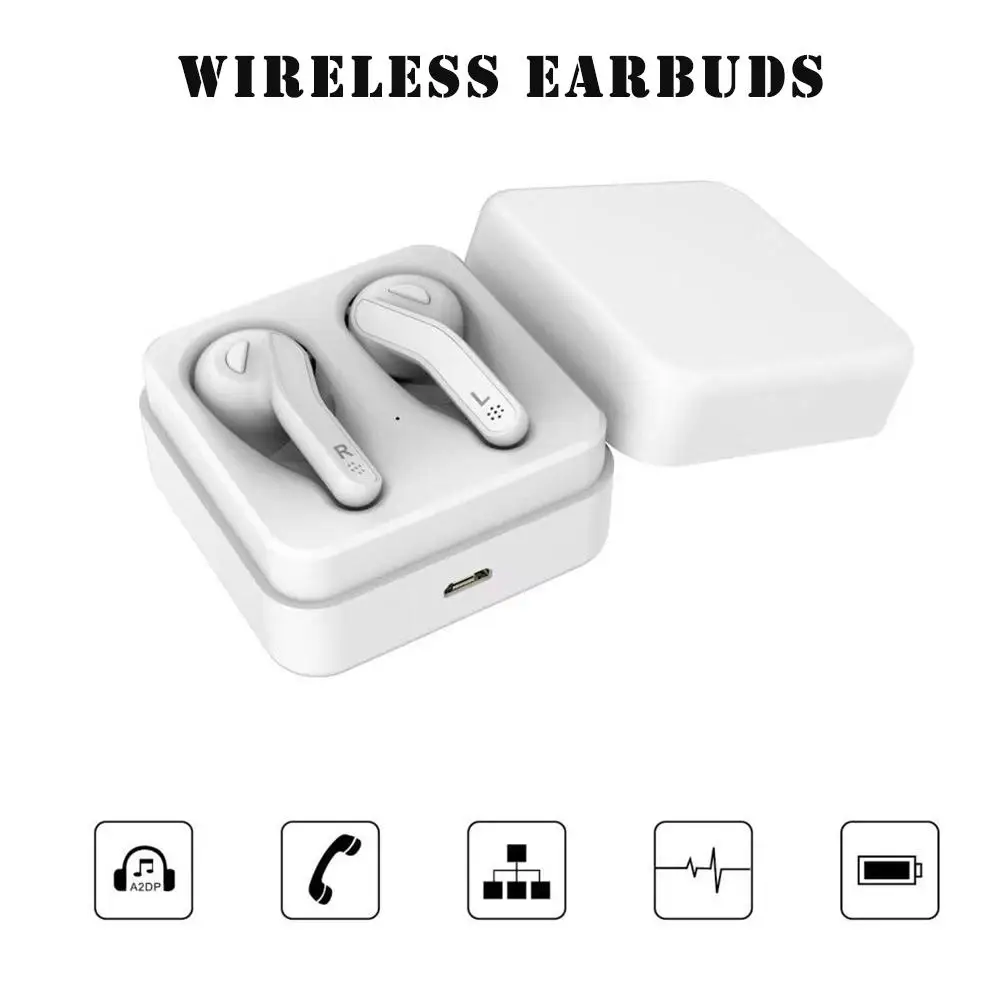 Bluetooth наушники с микрофоном мини сенсорное управление Hifi беспроводная гарнитура