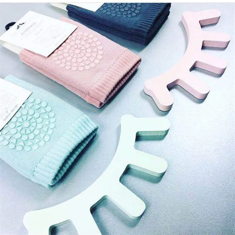 Деревянные 3D наклейки на стену с ресницами в скандинавском стиле деревянные