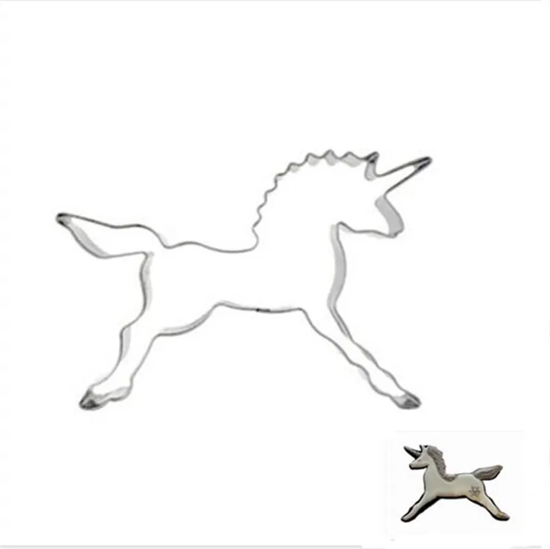 Единорог форма яйца растительное печенье резак для печенья лошадь инструменты