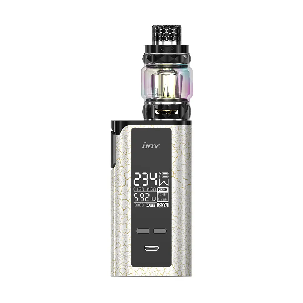 Оригинальный IJOY Captain PD270 Новый комплект с 234 Вт Бокс мод Diamond Sub Ohm бак электронные