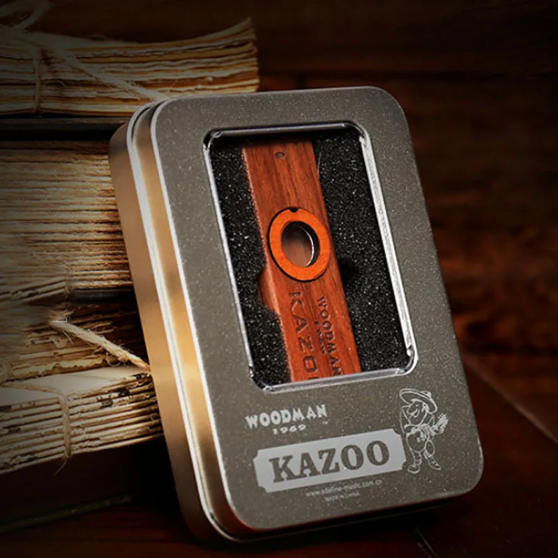 Деревянная гармоника kazoo orff инструменты укулеле гитара партнер Вудман деревянная гармоника с металлической коробкой kazoo для взрослых детей kazoo