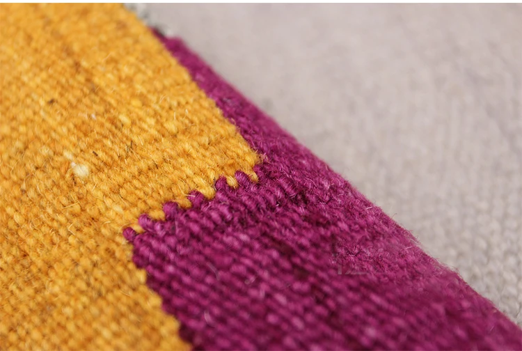 100% шерстяной ковер ручной работы индийский с геометрическим рисунком