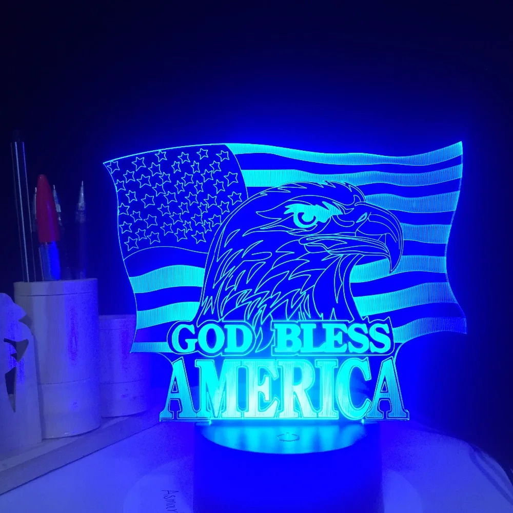 Новинка детский прикроватный декор подарок для детей настольный 3d светильник с