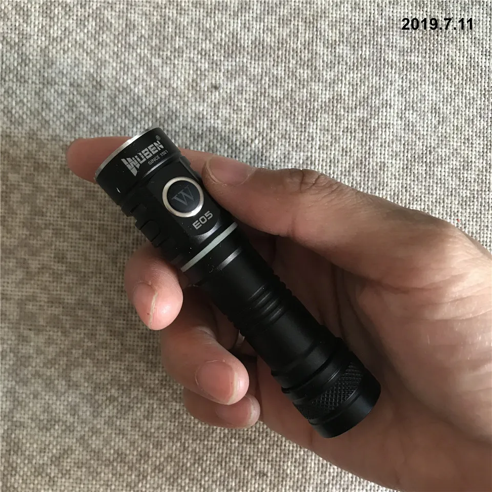 Wuben E05 рассеиватель микро-usb порт 14500 походный светильник Cree XPL светодиодный 900LM мощный осветительный светильник s с магнитным хвостовым колпачком