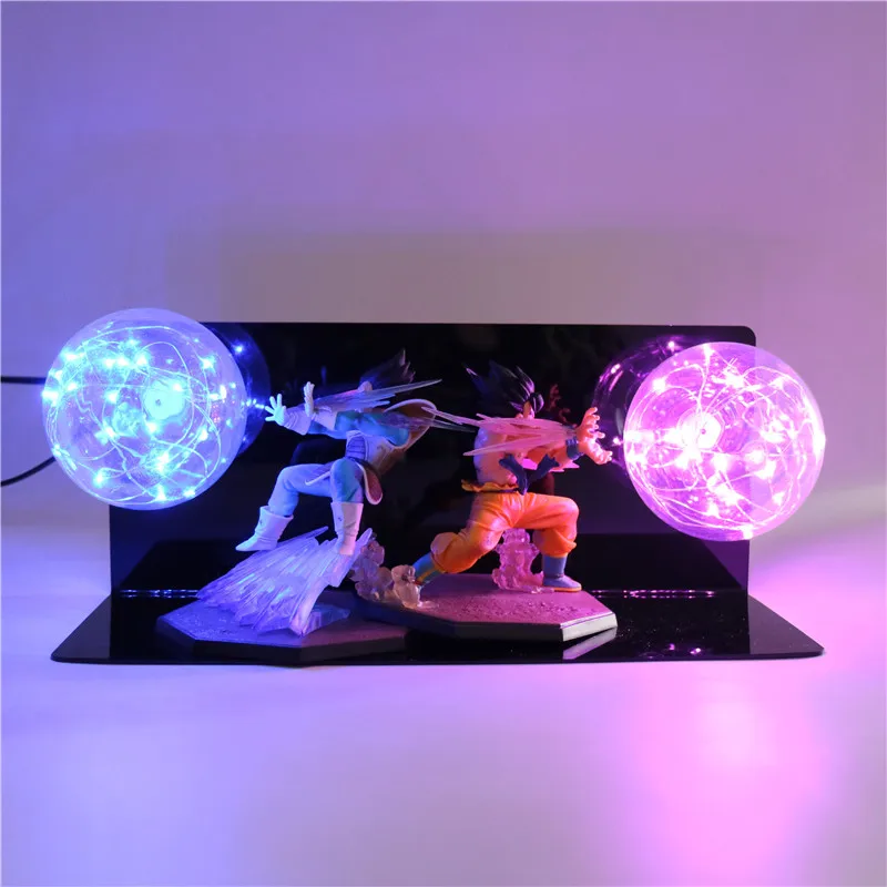 Dragon Ball Z Vegeta Son Goku Супер Saiyan светодиодная осветительная лампа аниме детская