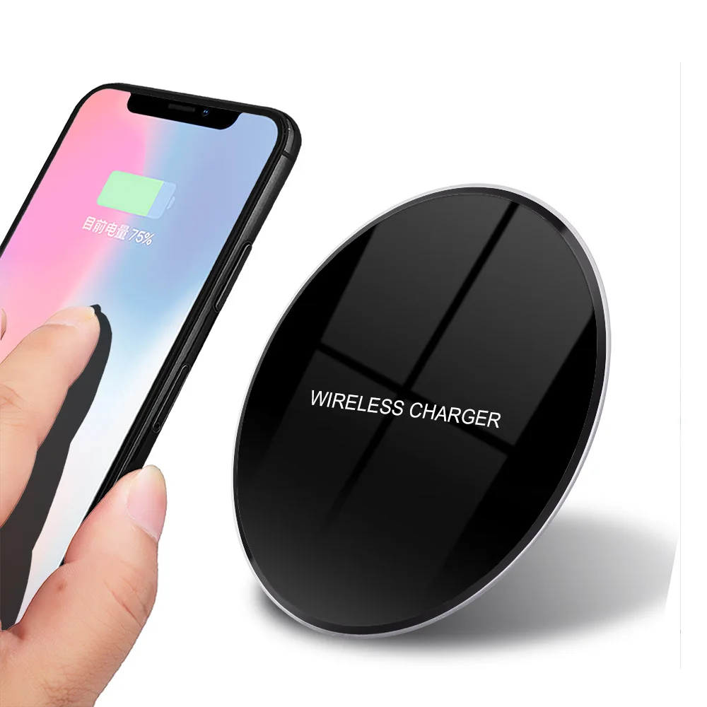 DCAE Qi Беспроводной Зарядное устройство для iPhone 11X8 XS Max XR быстрая зарядная платформа мощностью 10 Вт док-станция для samsung S10 S9 S8 Plus Note 9, 10 лет, Xiaomi Mi 9