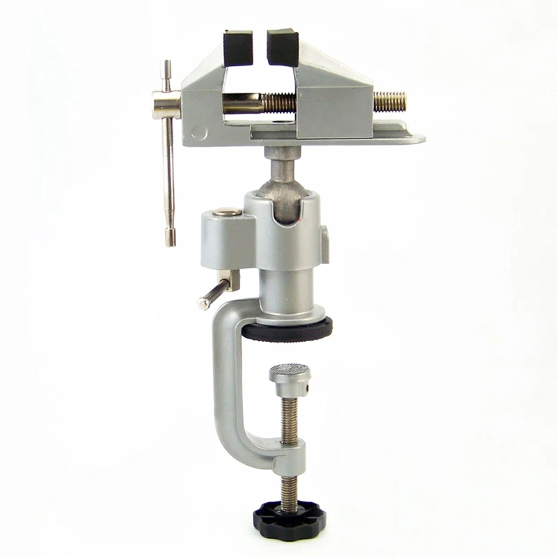 

mini table torno vise Universal Aluminum Alloy 360 degree rotating cnc milling machine bench vise clamp carving woodwoking tool