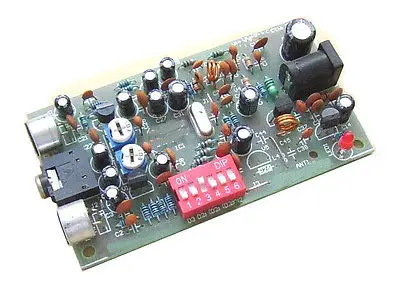 Цифровой fm передатчик радиостанция 0 1 Вт PLL стерео BH1417F комплект|kit kits|kit fmkit digital |