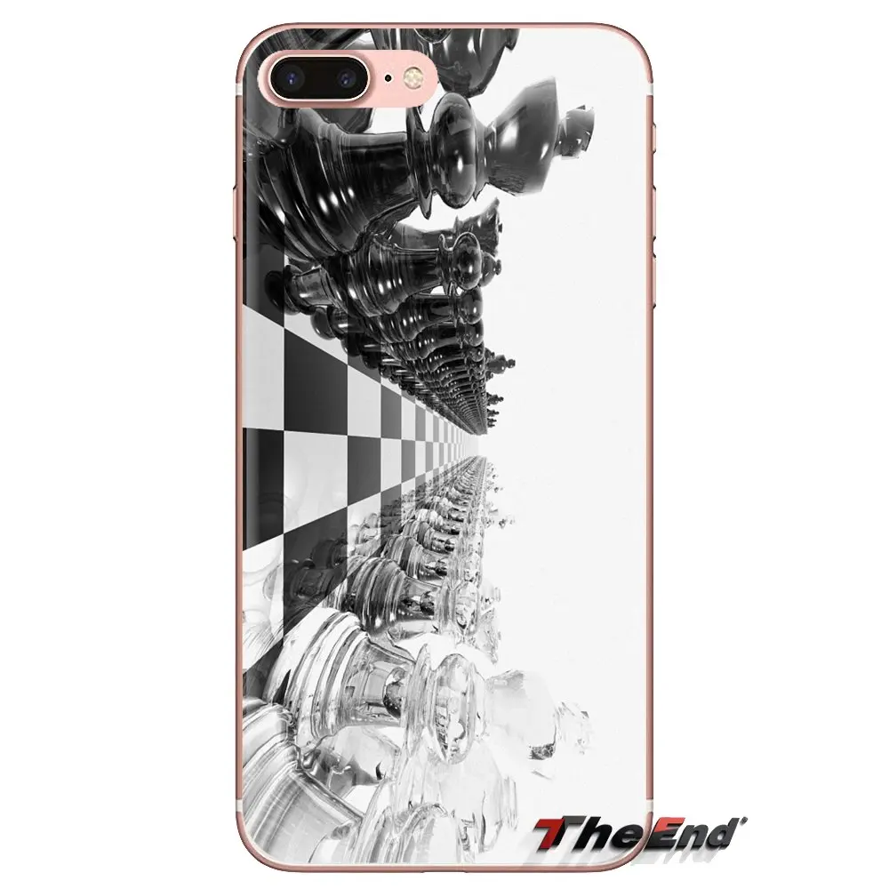 Chess Pieces and Board For Samsung Galaxy J1 J2 J3 J4 J5 J6 J7 J8 Plus 2018 Prime 2015 2016 2017 Transparent Soft TPU Case |