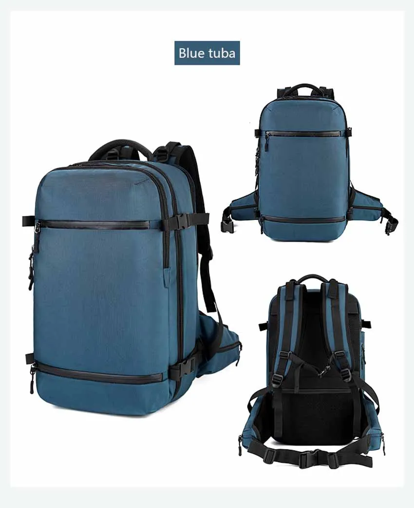OZUKO мульти-функциональный Для Мужчин's Backpack17 и 20 дюймов ноутбук Рюкзак Школьная Сумка Большой Ёмкость дорожные сумки Повседневное мужской Mochila