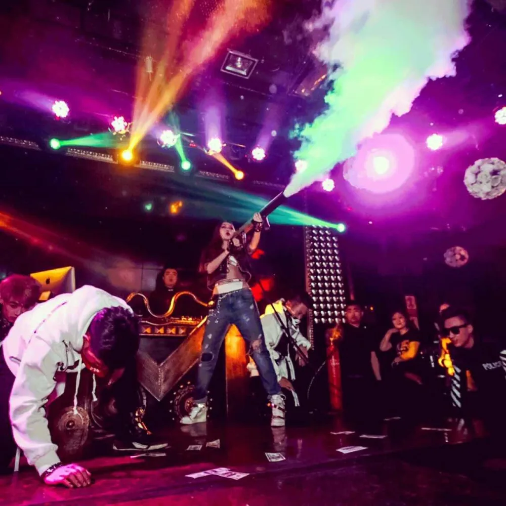 Струйное устройство co2 криопистолет пушка с одной трубой жидкости CO2 и Ice