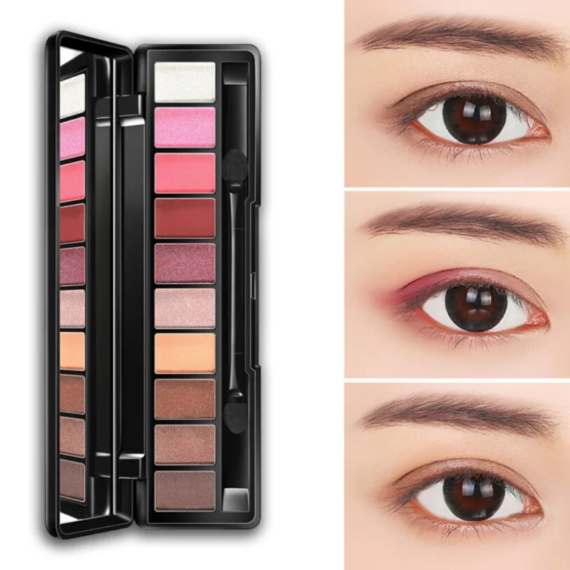 10 цветов Professional для дам Eye Shadow матовые тени век Palette Matte Шелковый пигмент
