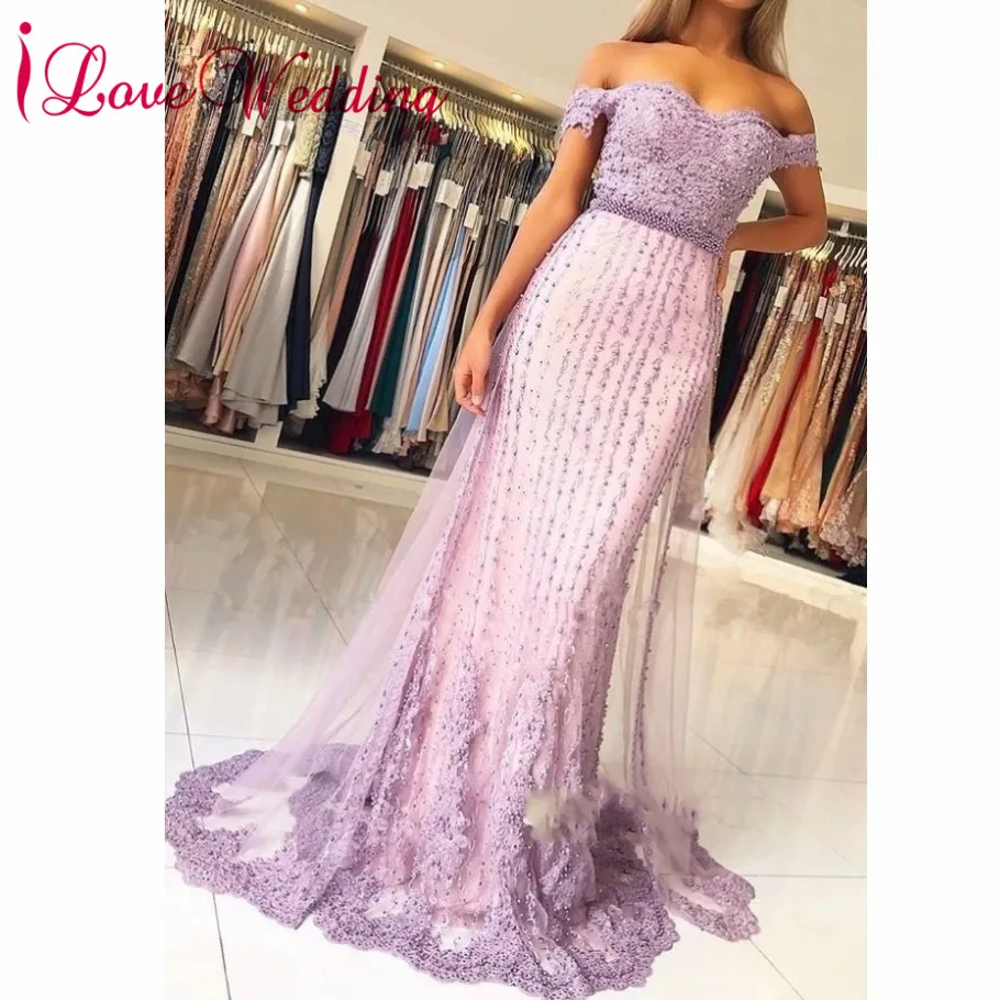 ILoveWedding торжественное платье милая розовая Кружевная аппликация из бисера на
