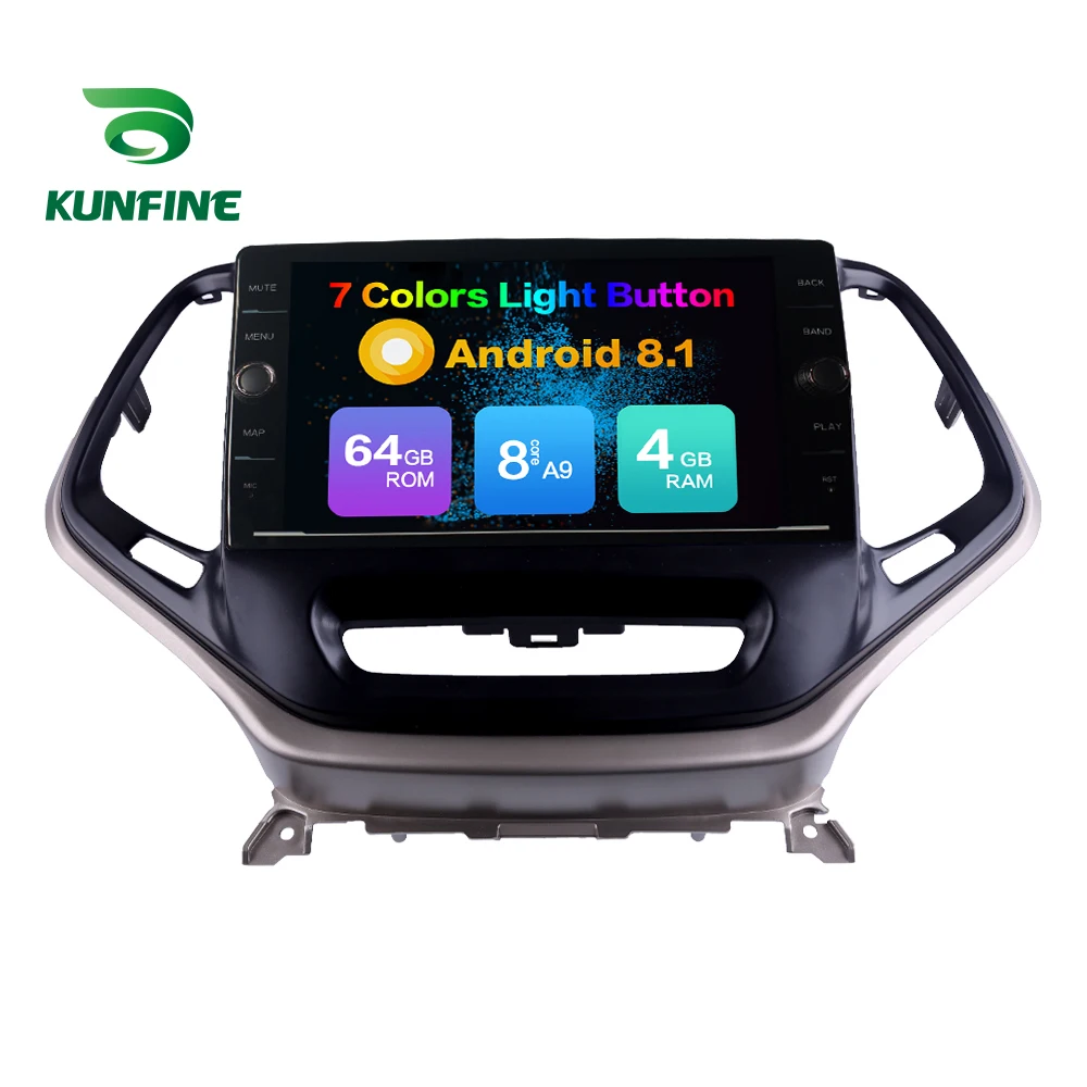 Восьмиядерный ROM 64 ГБ Android 8 1 автомобильный DVD GPS навигационный плеер Deckless стерео