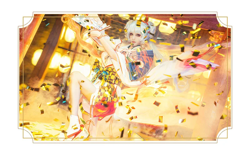 [Июньский запас] Горячая игра Onmyoji SSR Shiranui Diver Ali кимоно Косплей Костюм Униформа платье Хэллоуин костюм для женщин