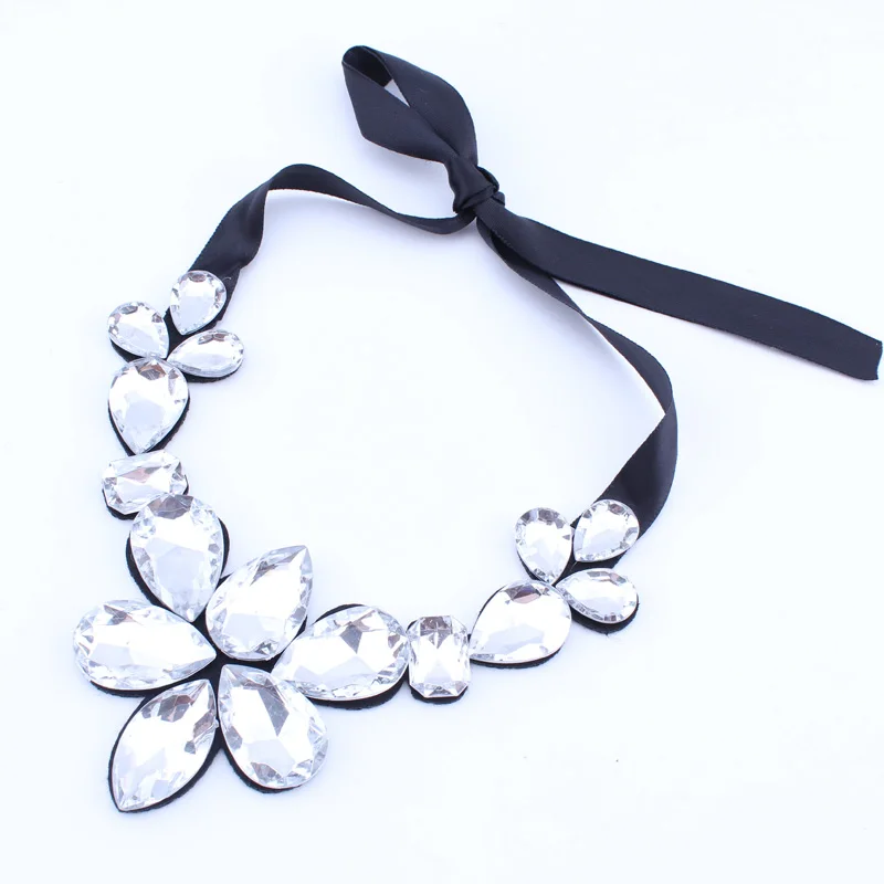 Заявление Макси ювелирные изделия черная регулируемая лента большой