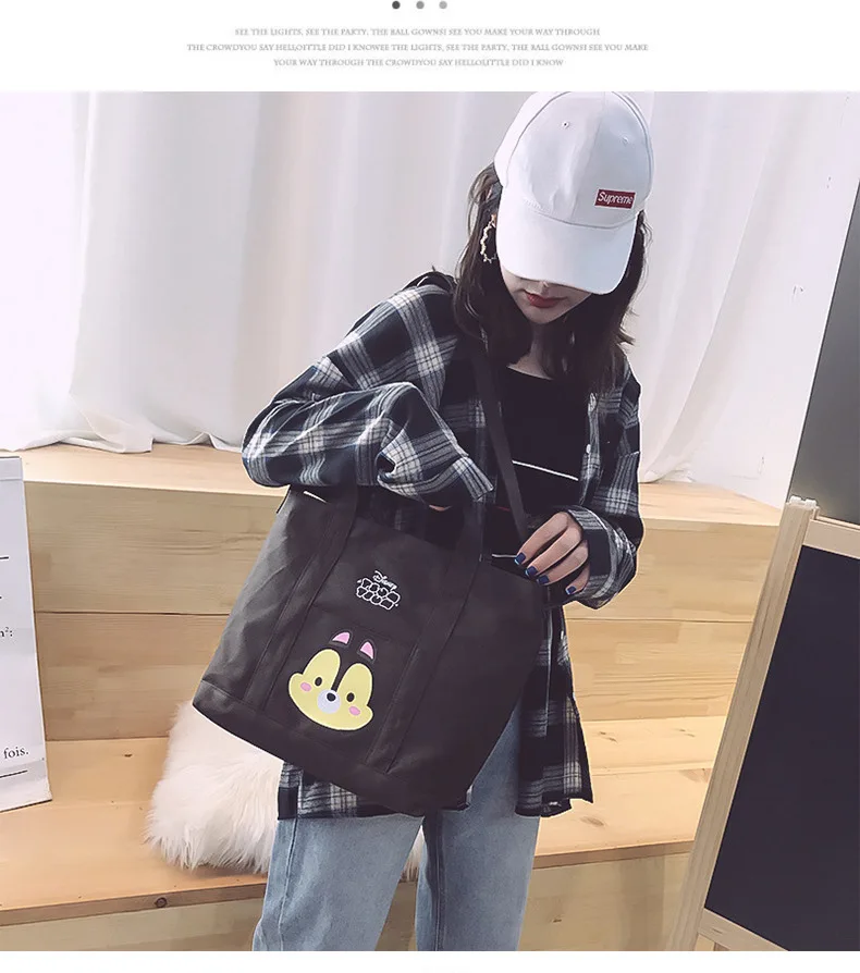 Disney Микки из мультфильма леди PU пеленки сумка на ремне женская сумка шоппинг Досуг Высокое ёмкость Tote для женщин