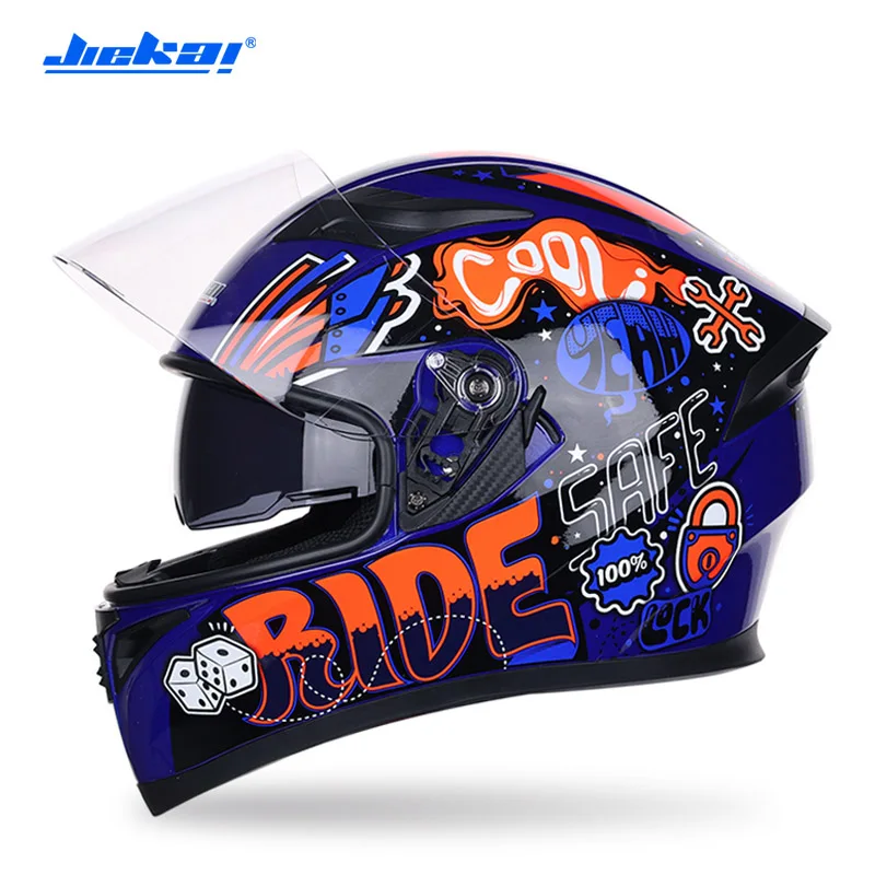 Model 9 JEIKAI мотоциклетный шлем Casco Moto rbike двойные линзы анфас шлем для мотоциклистов гоночные шлемы M L XL XXL - Цвет: Model 9