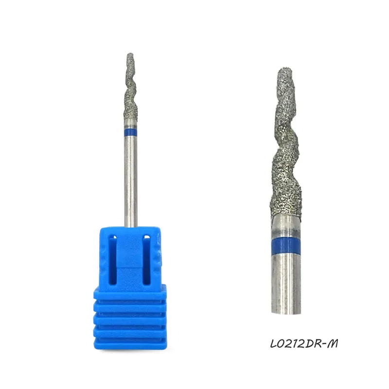 L0212DR-M HYTOOS 29 типов алмазное сверло для ногтей 3/3" роторные фрезы для маникюра, сверла для кутикулы, аксессуары для ногтей, инструменты для маникюра - Цвет: L0212DR-M