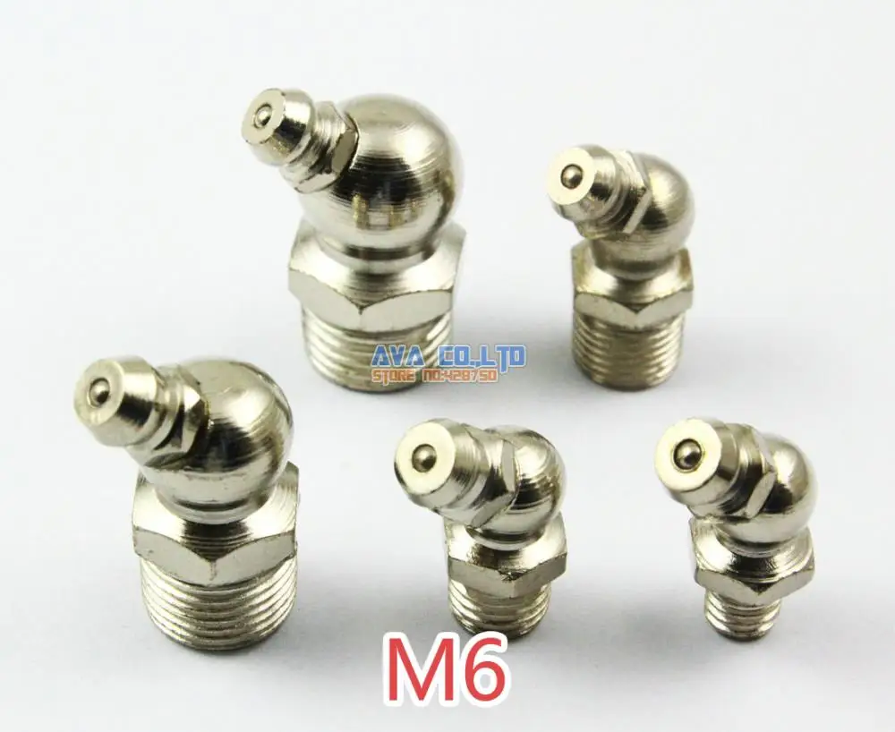 20 шт. никелированный Железный фитинг для сосков|grease nipple fitting|nipple fittingsgrease |