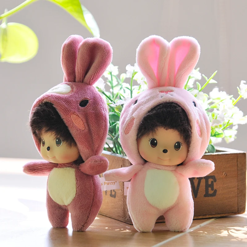 Upscale 11cm plush dolls keychain stuffed mini reborn doll as women bag decoratio kawaii pendant for friend gifts or baby toys | Игрушки и