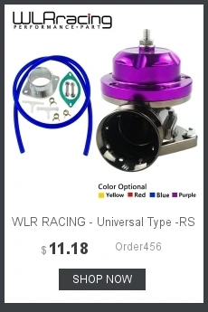 WLR RACING- HQ "(25 мм) двойной поршневой предохранительный клапан DV Turbo 1,8 T для VW Golf MK4 Jetta A4 B5 черный, серебристый BOV WLR5741