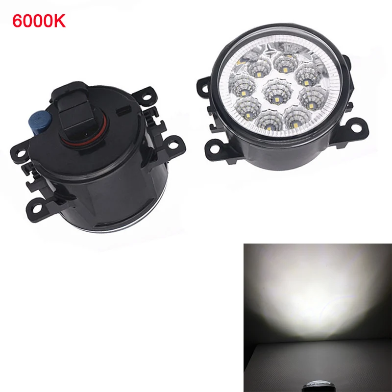 2 шт. светодиодный противотуманный фонарь Противотуманные фары для Ford Focus 2 3 MK2 MK3 MK4 2007- для Ford Fiesta 2013
