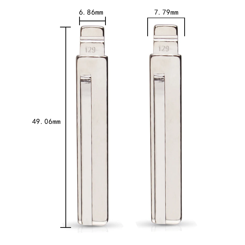 

Пульт Dandkey # 129 # 130-ключевой ключ с лезвием, эмбрион для Hyundai Kia HY20, правое и левое лезвие, эмбрион ключа автомобиля