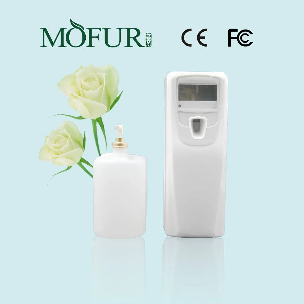 

auto LCD programmable aerosol dispenser liquid perfume sprayer air purifier air freshener household hotel KTV refill electronic