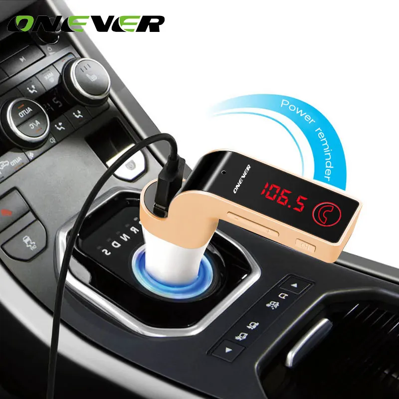 ONEVER Беспроводной Hands Free Bluetooth fm-трансмиттер модулятор Автомобильный комплект
