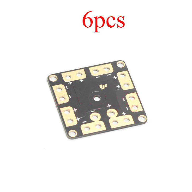6 шт. распределительная пластина плата питания PCB для ESC рамы RC FPV Quadcopter Drone