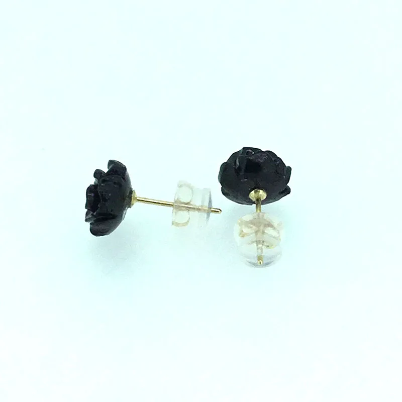 ANI 18 K желтое золото(AU750) женские серьги натуральный цвет коралловые цветы Модные женские Помолвочные сережки oorbellen