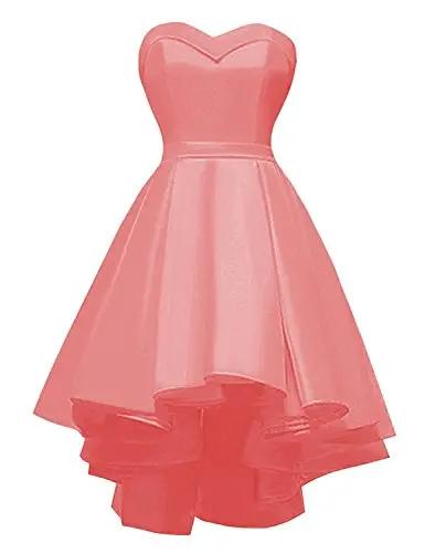 Luxury High Low Mini Homecoming Dresses Summer Style Satin Special Occasion 8th Grade Graduation Vestido De Formatura | Свадьбы и