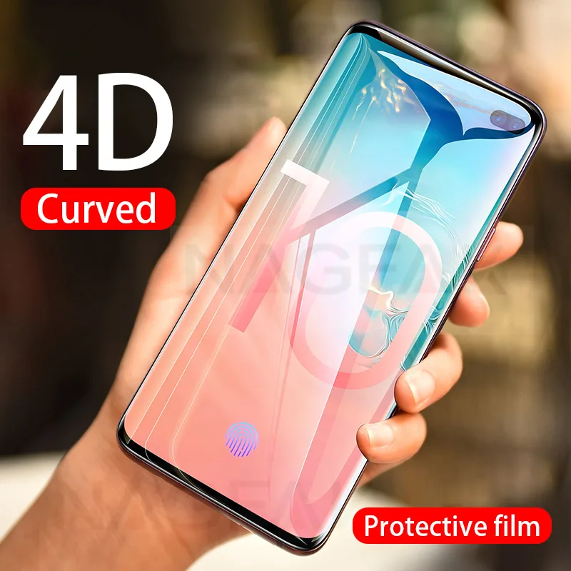 4D изогнутая мягкая защитная пленка для samsung Galaxy S8 S9 S10 Plus lite Note 8 9 S7Edge полное