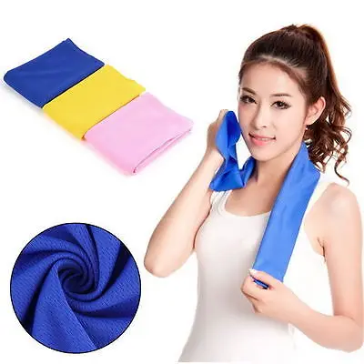 Новейшее креативное холодное полотенце 35*85 см летнее для упражнений от пота и