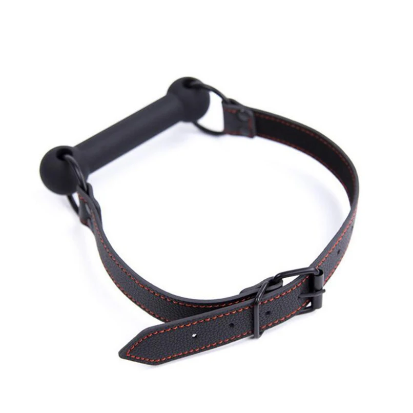 Новый открытый рот кляп головной убор оральная фиксация мягкие Фетиш