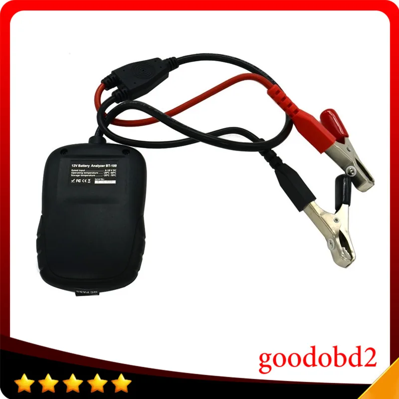 Тестер автомобильного аккумулятора FOXWELL BT100 12 В для утопленных AGM GEL Original BT 100 вольт