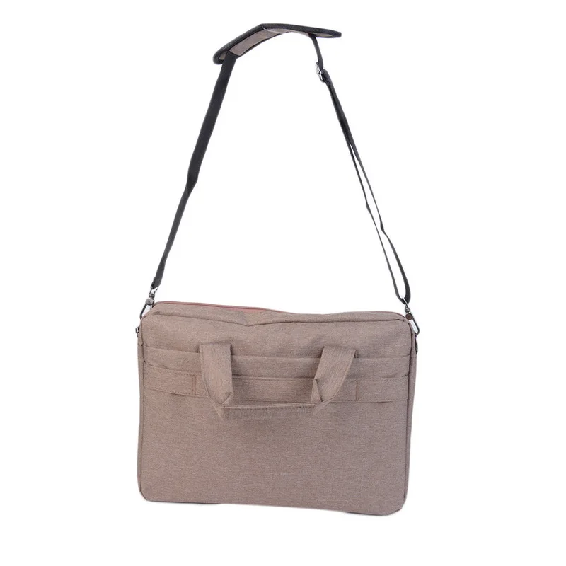 khaki 15inch Портфель большой емкости, сумка для ноутбука, сумка для ноутбука для мужчин и женщин, дорожная деловая сумка для 14, 15,6 дюймов, Macbook Pro, чехол для ПК - Цвет: khaki 15inch