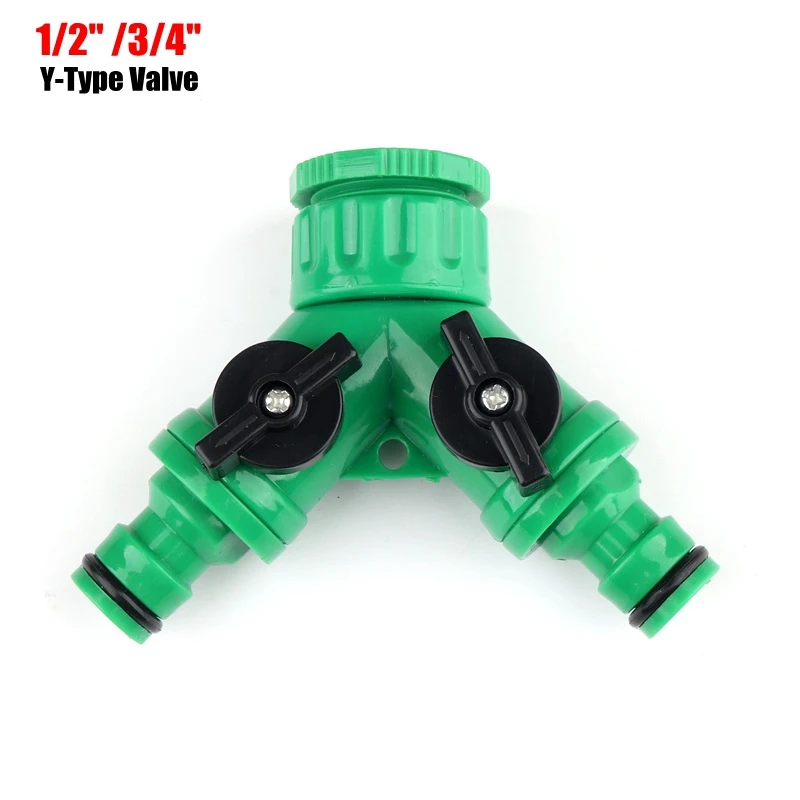4/7mm 8/12mm Garden Hose Fast Connectors Gardening Micro Irrigation System Quick Connector Soft Pipe Valve Water Splitters images - 6