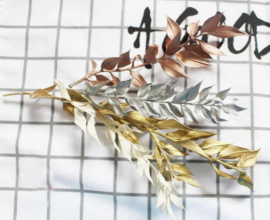 10 шт. ветки в виде листьев росы|Искусственные и сухие цветы| |
