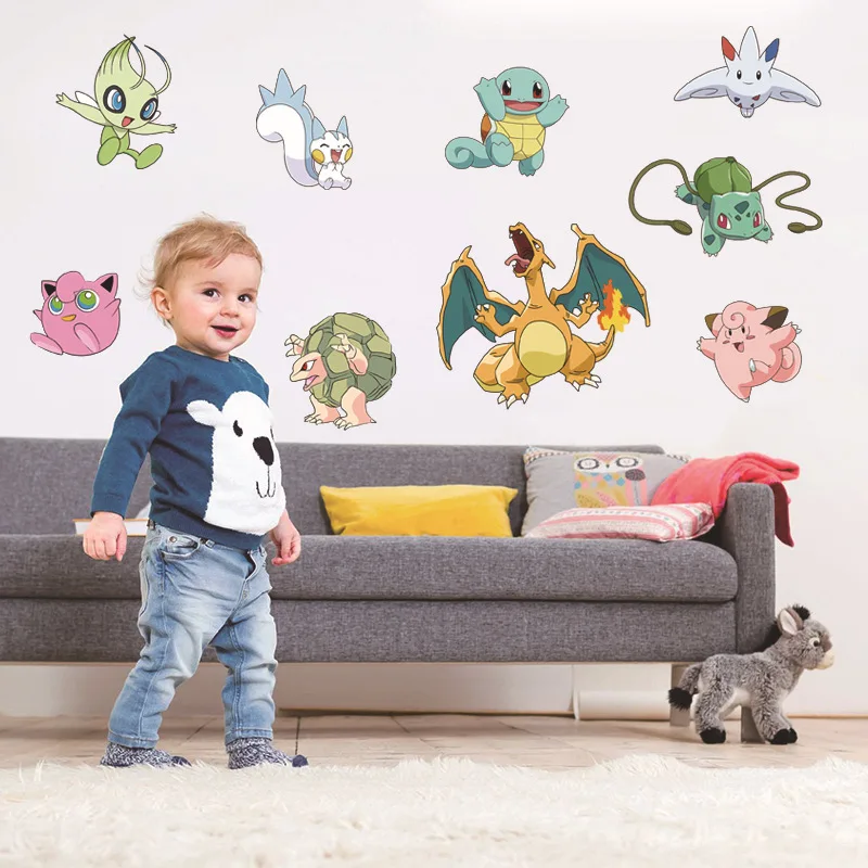 Pokemon Go DIY Game Decorations Kids Baby Nursery Kitchen Bedroom Home Decal Wall Sticker Decor Mural Art | Дом и сад