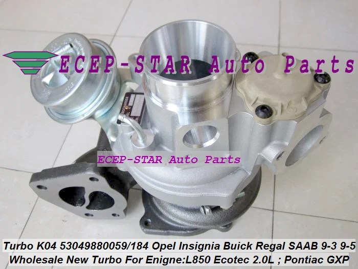 К04 53049880059 4814279 860224 860262 12643932 4805045 Турбо для Buick Regal Opel GT HHR L850 Ecotec 2.0L без электронного